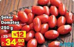 ŞEKER DOMATES PAKET 250 G fiyat ve kampanya bilgisi